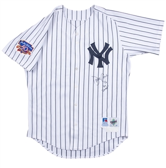 1997 David Cone Game Used & Signed New York Yankees Home Jersey (JSA)